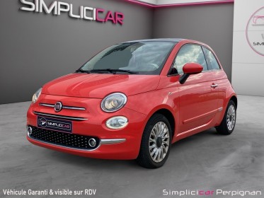 Fiat 500 serie 6 1.2 69 ch eco pack lounge - gps, toit ouvrant - garantie 12 mois occasion simplicicar perpignan  simplicicar...