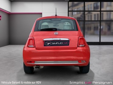 Fiat 500 serie 6 1.2 69 ch eco pack lounge - gps, toit ouvrant - garantie 12 mois occasion simplicicar perpignan  simplicicar...