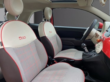 Fiat 500 serie 6 1.2 69 ch eco pack lounge - gps, toit ouvrant - garantie 12 mois occasion simplicicar perpignan  simplicicar...