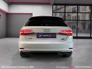 Audi a3 sportback 2.0 tdi 184 stronic 6 quattro design luxe camera de recul virtual cockpit clim bi-zone occasion montpellier...