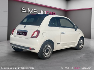 Fiat 500c serie 6 1.2 69 ch dualogic lounge révisé  garanti 12 mois occasion simplicicar royan simplicicar simplicibike...