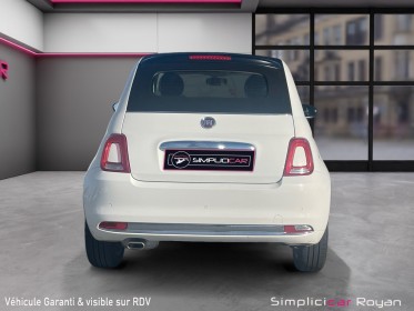 Fiat 500c serie 6 1.2 69 ch dualogic lounge révisé  garanti 12 mois occasion simplicicar royan simplicicar simplicibike...