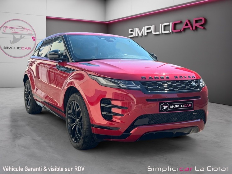 Land rover range rover evoque ii 1.5 p300e phev awd bva8 r-dynamic se occasion simplicicar la ciotat simplicicar simplicibike...