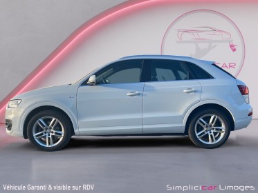 Audi q3 q3 2.0 tdi 140 ch quattro s line occasion simplicicar limoges  simplicicar simplicibike france