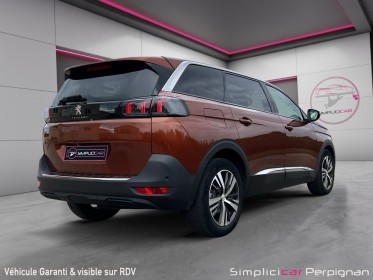 Peugeot 5008 bluehdi 130ch ss eat8 allure - 7 places - couleur bronze - garantie 12 mois occasion simplicicar perpignan ...