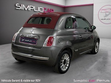 Fiat 500c cabriolet 1.2 69 ch lounge occasion simplicicar pertuis  simplicicar simplicibike france