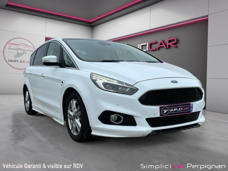 Ford s-max 2.0 tdci 180 ss i-awd titanium powershift a - full option, toit panoramique - garantie 12 mois occasion...