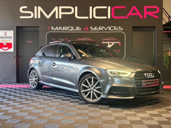 Audi a3 sportback 35 tdi 150 s tronic 7 s line garantie constructeur 3 ans occasion  simplicicar aix les bains simplicicar...