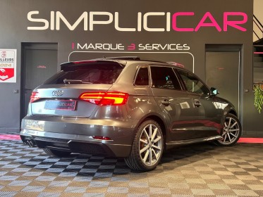 Audi a3 sportback 35 tdi 150 s tronic 7 s line garantie constructeur 3 ans occasion  simplicicar aix les bains simplicicar...