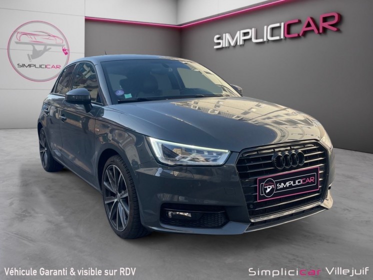 Audi a1 sportback 1.4 tfsi 125 s tronic 7 s line, radar av et ar, garantie 12 mois occasion simplicicar villejuif ...