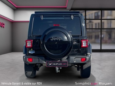 Jeep wrangler unlimited 4xe 2,0 turbo 380 ch phev 4x4 bva8 overland révisé  garantie 1 an occasion simplicicar royan...