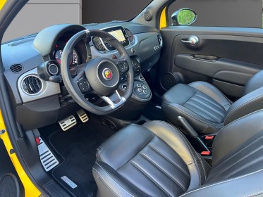 Fiat 500 abarth turismo 165 ch 1 ere main suivi fiat toit ouvrant carplay radar anti colision garantie 12 mois occasion...