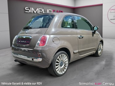 Fiat 500 lounge 1.2 8v 69 ch  / toit panoramique occasion osny simplicicar simplicibike france