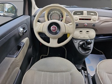 Fiat 500 lounge 1.2 8v 69 ch  / toit panoramique occasion osny simplicicar simplicibike france