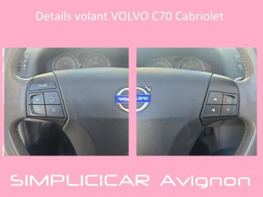 Volvo c70 cabriolet d5 180ch boite auto momentum 2nd main - radars de recul / attelage amovible / suivi d'entretien occasion...