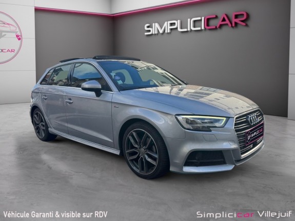 Audi a3 sportback 2019 35 tfsi cod 150 s tronic 7 s line toit ouvrant, carplay, caméra recul garantie 12 mois occasion...