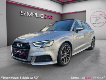 Audi a3 sportback 2019 35 tfsi cod 150 s tronic 7 s line toit ouvrant, carplay, caméra recul garantie 12 mois occasion...