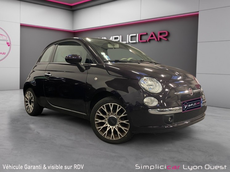 Fiat 500 1.2 8v 69 ch lounge - garantie 12 mois occasion simplicicar lyon ouest simplicicar simplicibike france