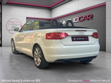 Audi a3 cabriolet 1.8 tfsi 160 s line s-tronic a auto carplay  entretiens audi garantie 12 mois occasion montreuil (porte de...