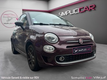 Fiat 500 my17 1.2 69 ch s, garantie 12 mois occasion simplicicar villejuif  simplicicar simplicibike france