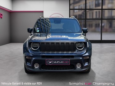 Jeep renegade my20 1.3 240 ch phev 4xe eawd s - carplay - gps - caméra de recul - sièges cuir occasion champigny-sur-marne...