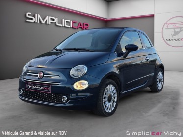 Fiat 500c serie 6 euro 6d 1.2 69 ch eco pack lounge garantie 12 mois occasion simplicicar vichy simplicicar simplicibike france