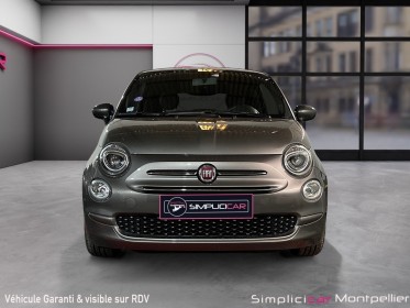 Fiat 500 my20 serie 7 euro 6d 1.2 69 ch eco pack s/s lounge carplay android auto clim occasion montpellier (34) simplicicar...