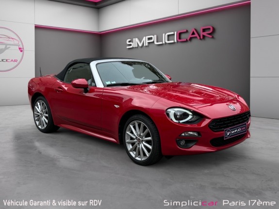 Fiat 124 spider 1.4 multiair 140 ch lusso plus - garantie 12 mois - bose - ouverture et demarrage sans cle - camera de recul...