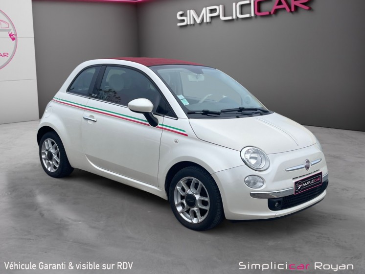 Fiat 500c twinair 85 ch lounge révisé  garanti 12 mois occasion simplicicar royan simplicicar simplicibike france