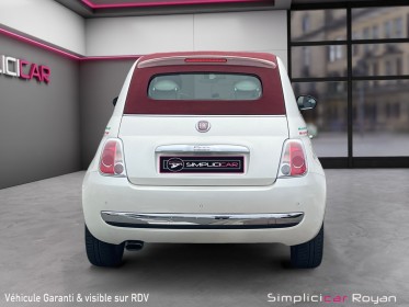 Fiat 500c twinair 85 ch lounge révisé  garanti 12 mois occasion simplicicar royan simplicicar simplicibike france