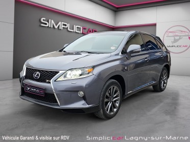 Lexus rx 450h 3.5 v6 299 awd f sport e-cvt - toit ouvrant occasion simplicicar lagny  simplicicar simplicibike france