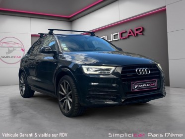 Audi q3 q3 2.0 tdi 150 ch s tronic 7 quattro s line occasion paris 17ème (75)(porte maillot) simplicicar simplicibike france