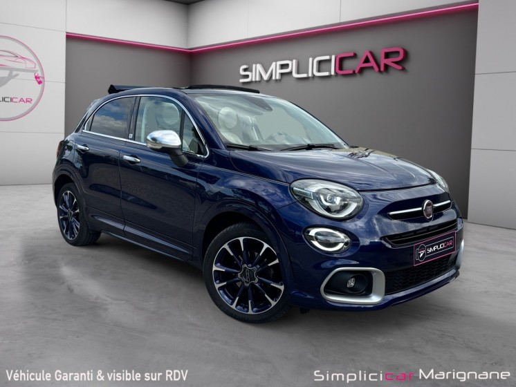 Fiat 500x my21 1.6 multijet 130 ch yacht club capri toutes options toit ouvrant / carplay / camera occasion simplicicar...