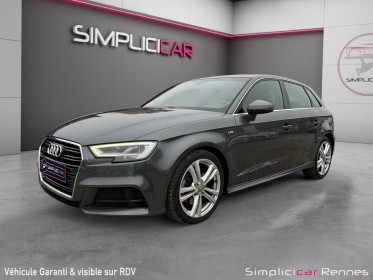 Audi a3 sportback 35 tdi 150 s tronic 7 s line occasion simplicicar rennes simplicicar simplicibike france