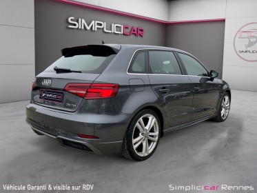 Audi a3 sportback 35 tdi 150 s tronic 7 s line occasion simplicicar rennes simplicicar simplicibike france