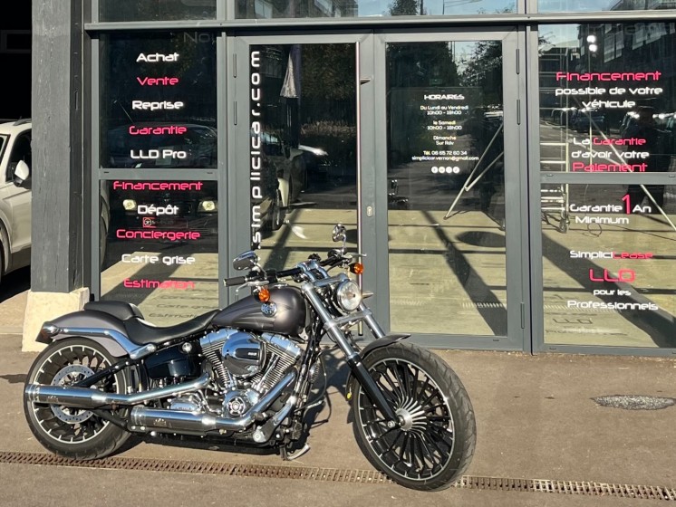 Harley davidson  breakout 103 1690 occasion simplicicar vernon simplicicar simplicibike france