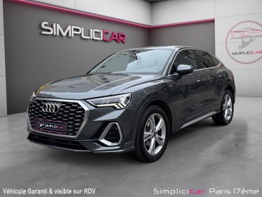 Audi q3 sportback 35 tfsi 150 ch s tronic 7 s line / garantie constructeur 2026 / faible kilomÉtrage / carplay / angle mort...