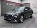 Audi q3 sportback 35 tfsi 150 ch s tronic 7 s line / garantie constructeur 2026 / faible kilomÉtrage / carplay / angle mort...