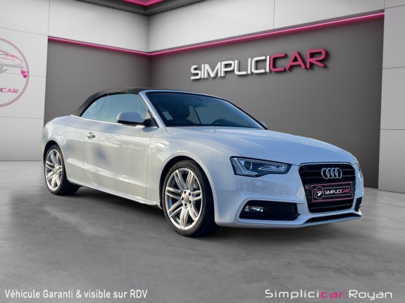 Audi  a5  cabriolet 2.0 tdi 190cv s line occasion simplicicar royan simplicicar simplicibike france