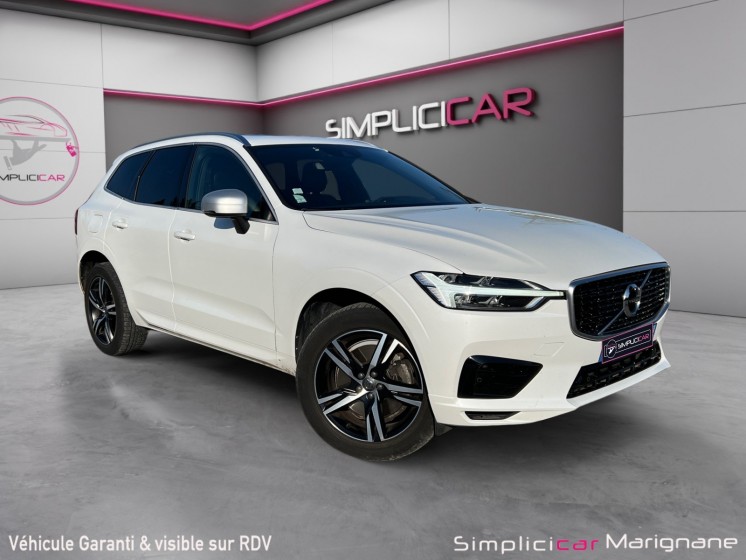 Volvo xc60 d4 awd adblue 190 ch geartronic 8 r-design toit pano ouvrant carplay cam recul sieges elecs garantie occasion...