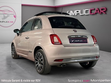 Fiat 500 my20 serie 7 euro 6d 1.2 69 ch eco pack s/s club toit ouvrant radars ar clim auto occasion montpellier (34)...