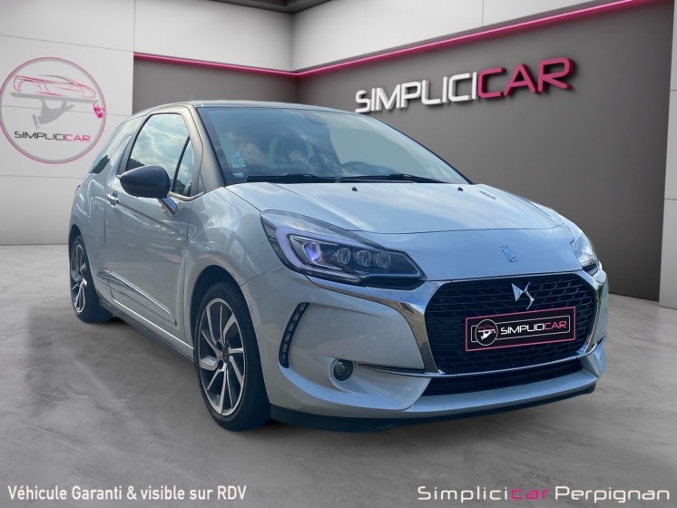 Ds ds 3 bluehdi 120 ss bvm6 sport chic - garantie 12 mois occasion simplicicar perpignan  simplicicar simplicibike france