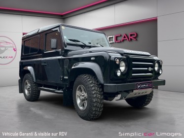 Land rover defender 90 soft top svx occasion simplicicar limoges  simplicicar simplicibike france