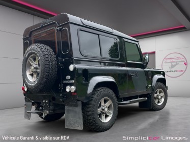 Land rover defender 90 soft top svx occasion simplicicar limoges  simplicicar simplicibike france