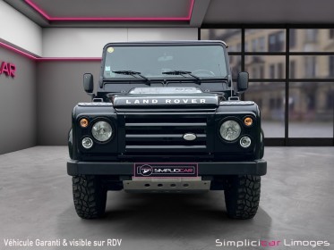 Land rover defender 90 soft top svx occasion simplicicar limoges  simplicicar simplicibike france