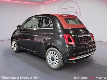 Fiat 500c serie 6 1.2 69 ch lounge cabriolet garantie 12 mois occasion simplicicar vichy simplicicar simplicibike france