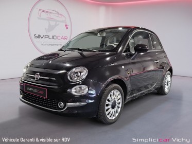 Fiat 500c serie 6 1.2 69 ch lounge cabriolet garantie 12 mois occasion simplicicar vichy simplicicar simplicibike france