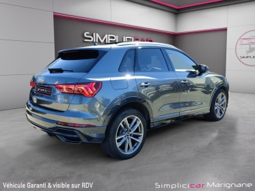 Audi q3 40 tdi 190ch stronic 7 quattro s line/toit ouvrant/camera 360°/bang olufsen/carplay/garantie 12mois occasion...