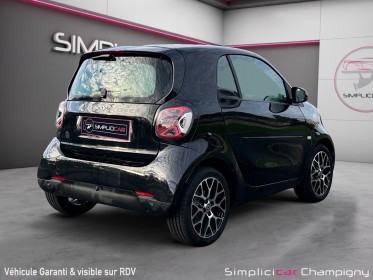 Smart fortwo coupe eq 82 ch prime - sièges cuir chauffant - caméra et radar de recul - gps - toit panoramique occasion...