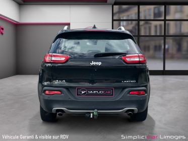 Jeep cherokee 2.0l multijet ii 170 4x4 active drive i limited occasion simplicicar limoges  simplicicar simplicibike france